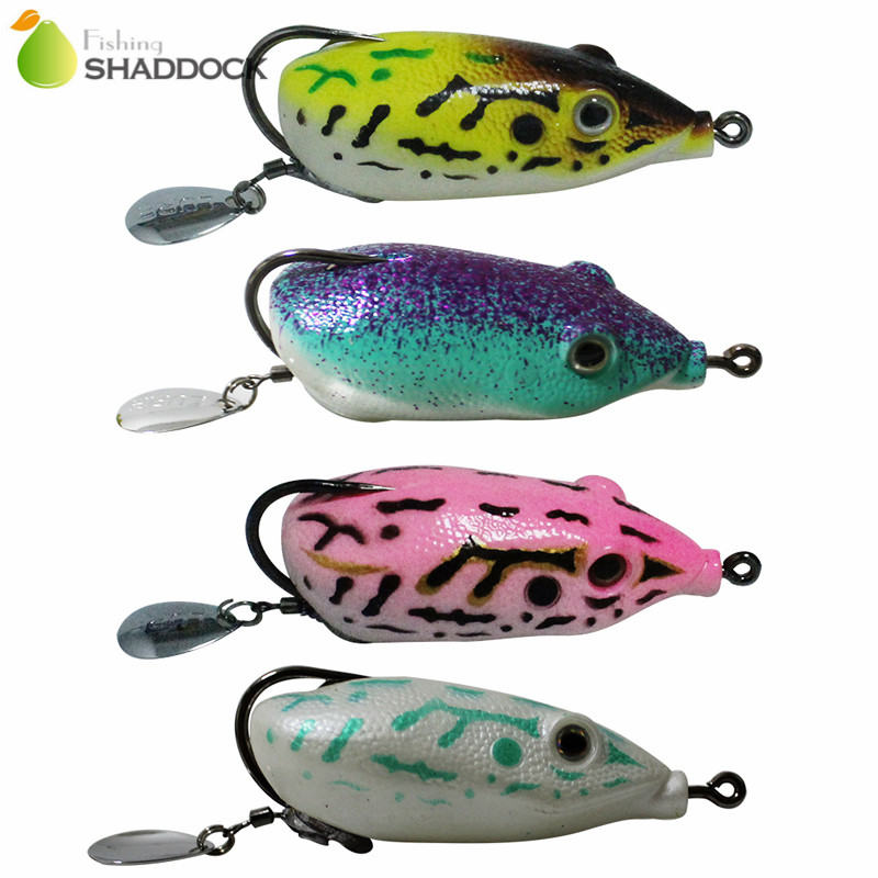 4pcs Rubber Soft Frog Fishing  - Fishing Lure Topwater recension och pris