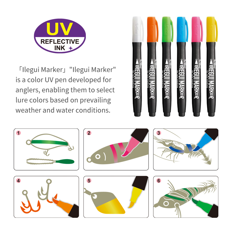 New Fishing Tool UV Fluorescen - Fishing Lure Kit recension och pris
