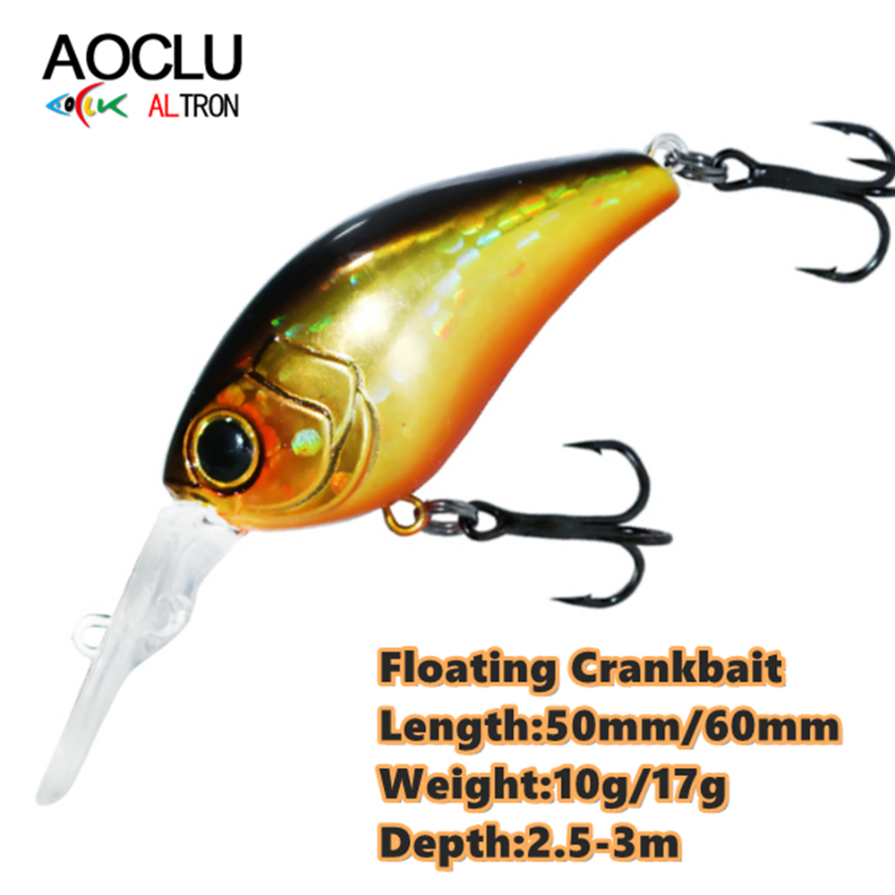 AOCLU Floating Minnow 50mm 10g - Fishing Lure Topwater recension och pris
