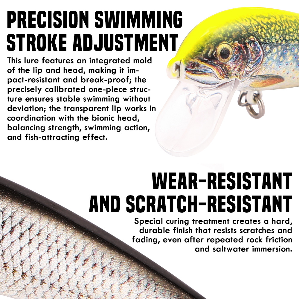 B&U Fishing Lures Sinking Minn - Fishing Lure Swimbait recension och pris