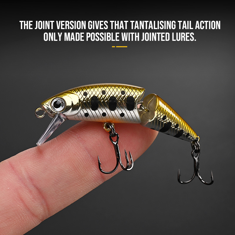 BLUX DR. Minnow Joint 50S Swim - Fishing Lure Swimbait recension och pris