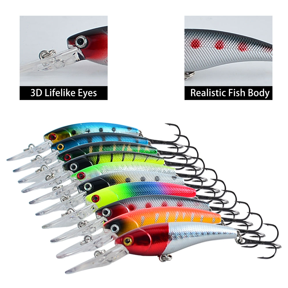 15pcs/lot Fishing Lure Minnow  - Fishing Lure Popper recension och pris