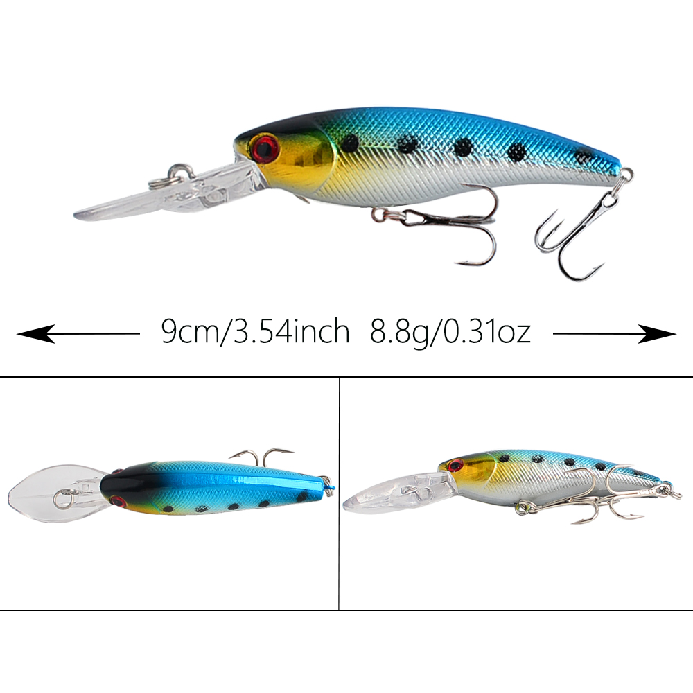 15pcs/lot Fishing Lure Minnow  - Fishing Lure Popper recension och pris