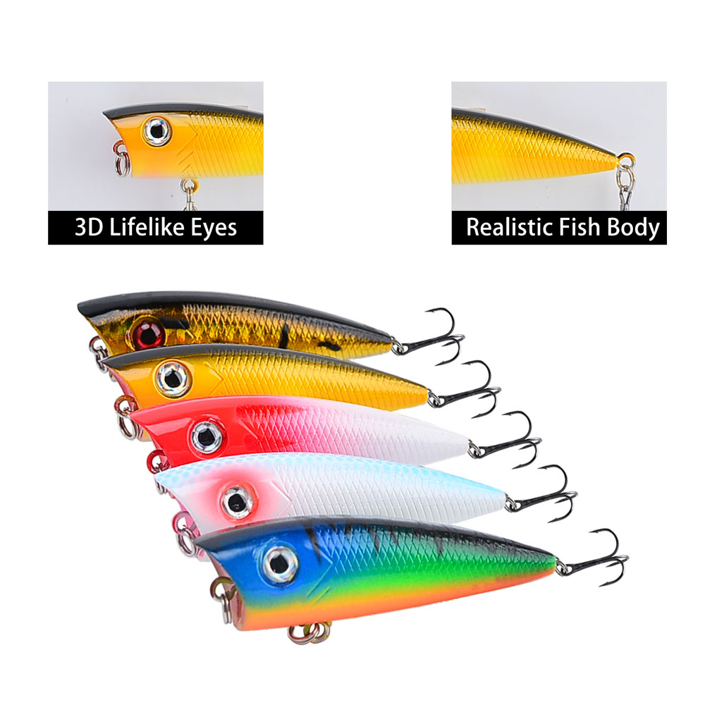 15pcs/lot Fishing Lure Minnow  - Fishing Lure Popper recension och pris