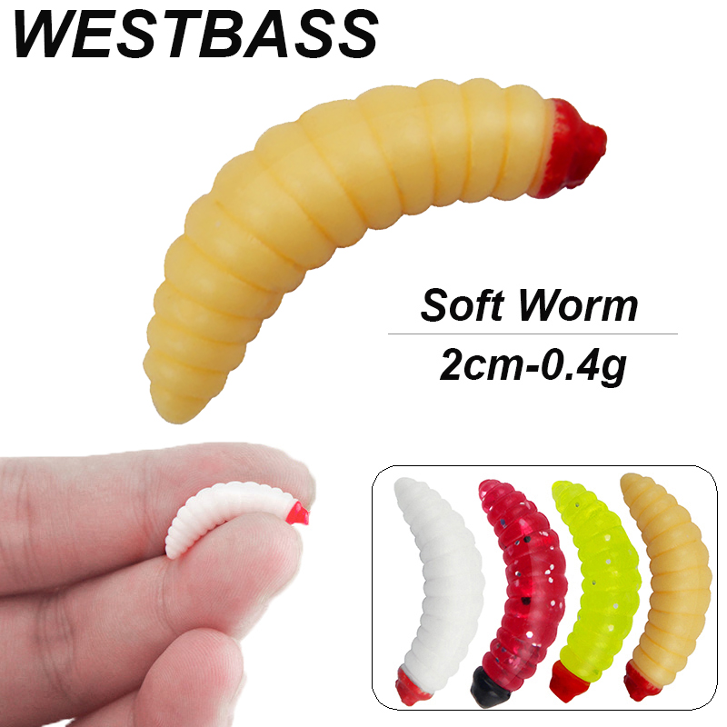 WESTBASS 20/50PCS Soft Larva S - Fishing Lure Swimbait recension och pris