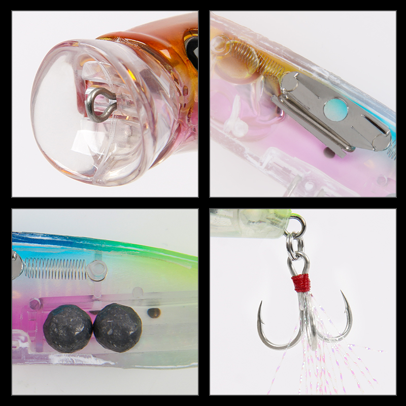 LETOYO 9.6g/18g Floating Poppe - Fishing Lure Popper recension och pris