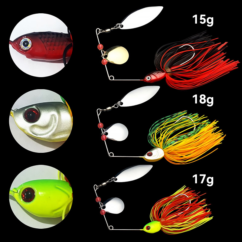 Bazooka 15g 18g Spinnerbait Fi - Fishing Lure Spinner recension och pris