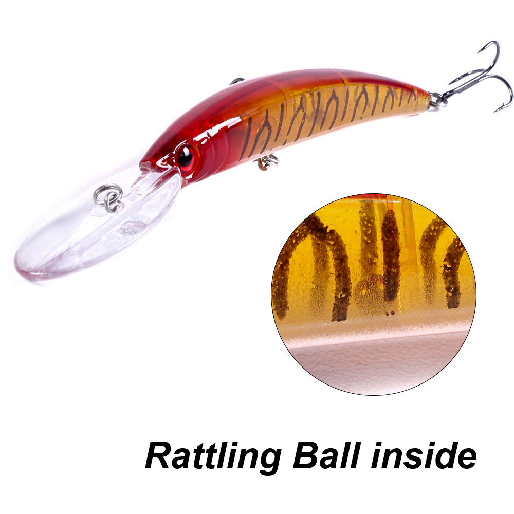 1PCS 15cm 15g  Deep Diving Jer - Fishing Lure Crankbait recension och pris