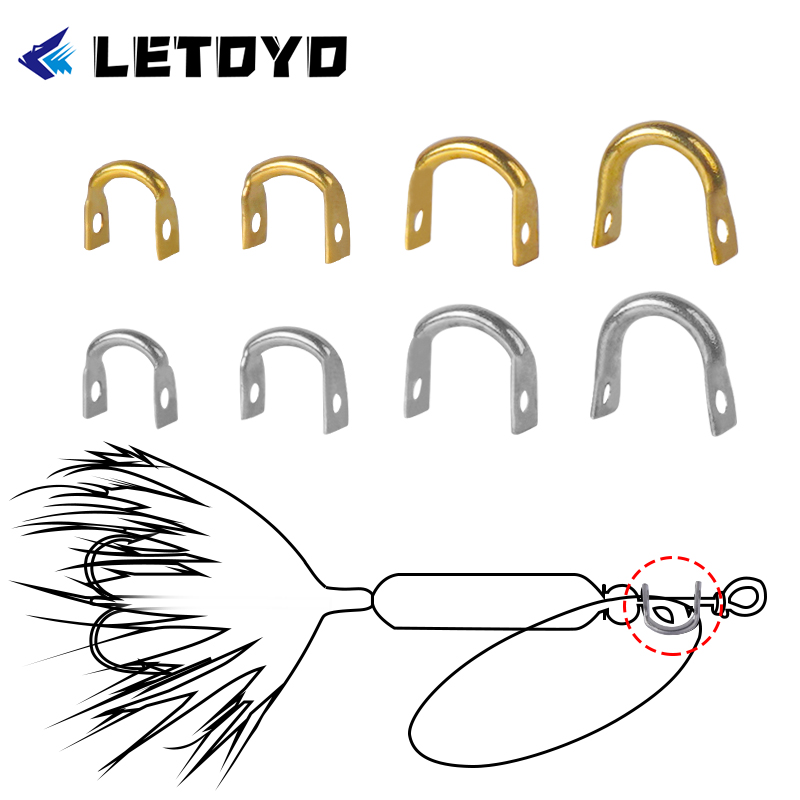 LETOYO 100pcs Folded Clevises  - Fishing Lure Kit recension och pris