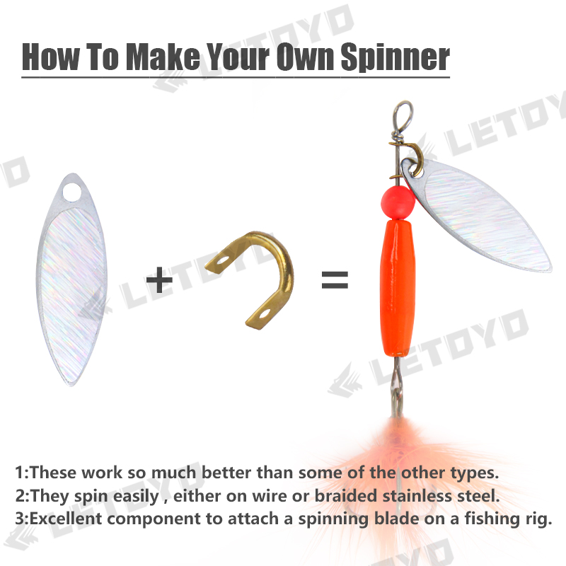 LETOYO 100pcs Folded Clevises  - Fishing Lure Kit recension och pris