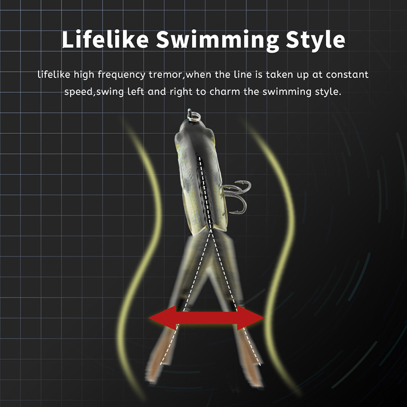 13Cm/33G Bionic Two-Section Ha - Fishing Lure Popper recension och pris