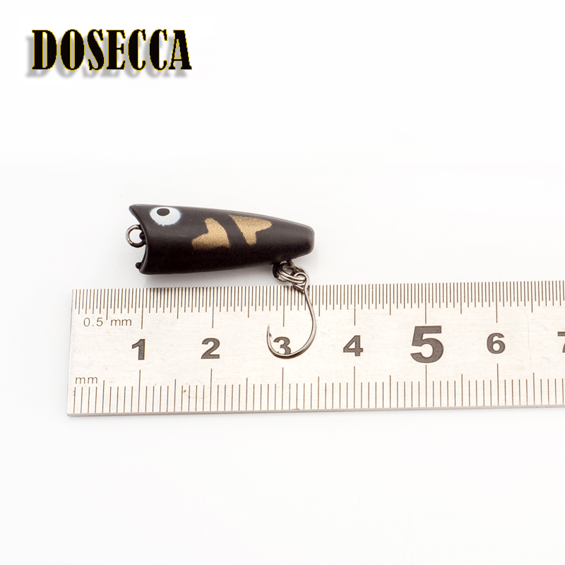 1PCS 2.5cm 1.5g  Topwater Bait - Fishing Lure Popper recension och pris