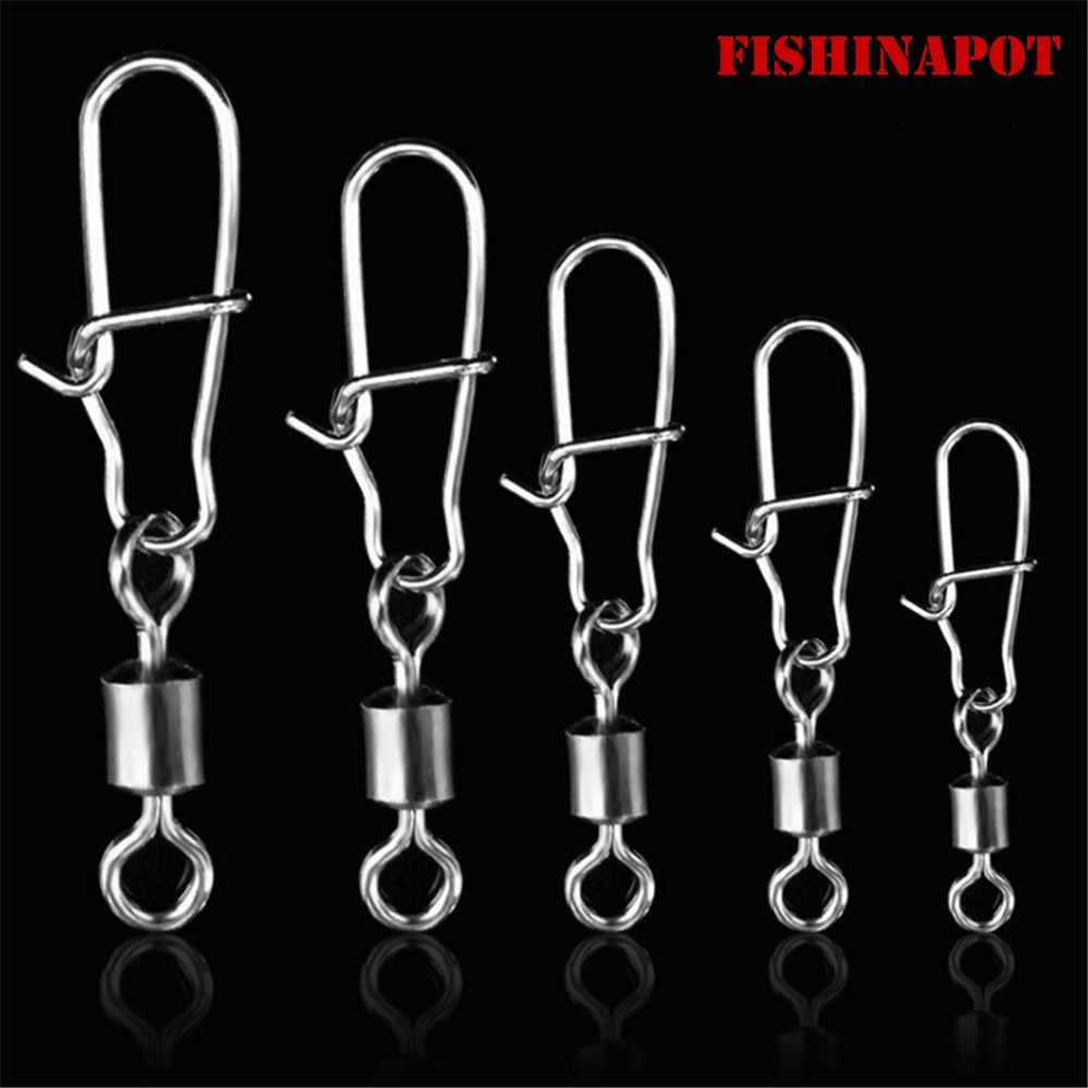 FISHINAPOT 30pcs/lot 2#-10# St - Fishing Lure Spinner recension och pris