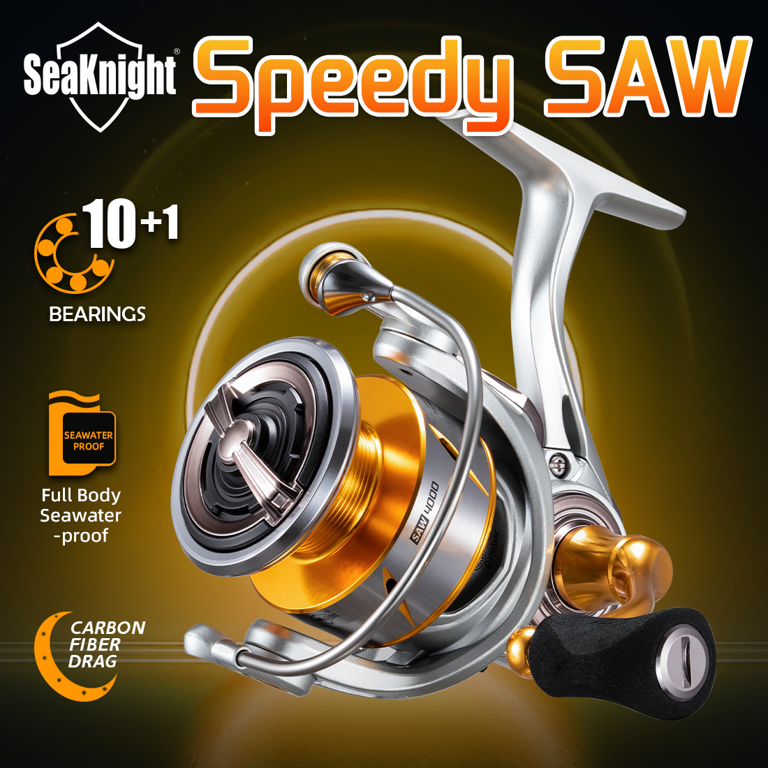 SeaKnight Brand Speedy SAW Sal - Kastking Reel Zephyr recension och pris