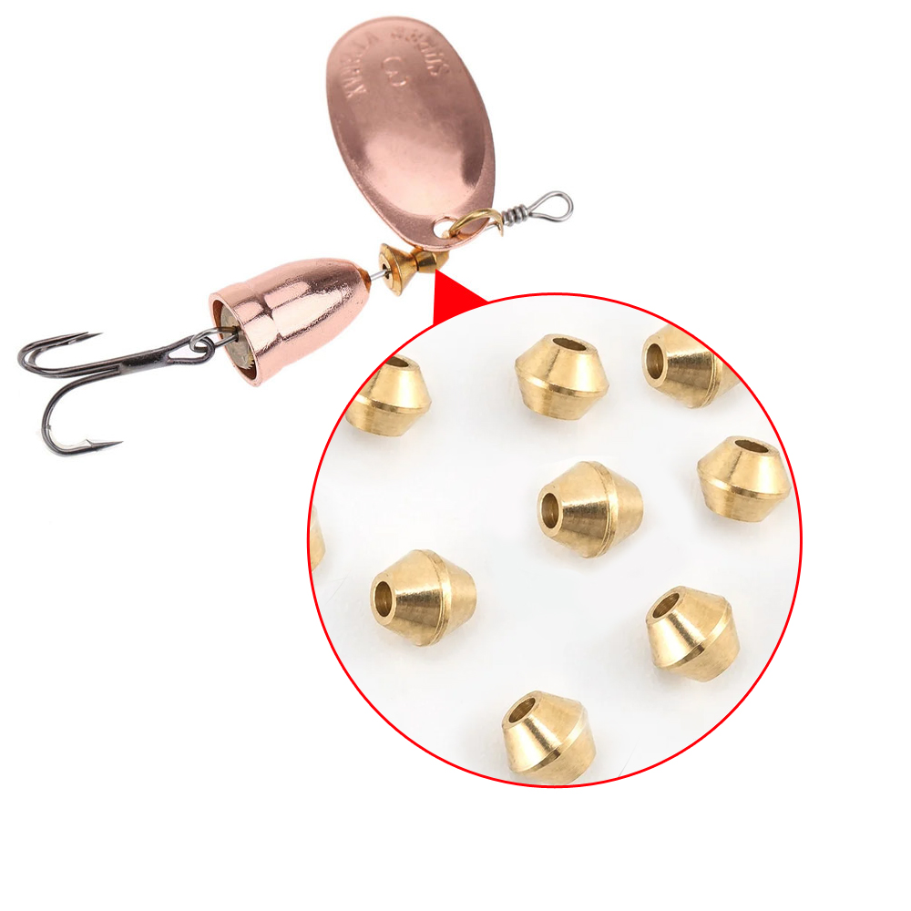40pcs DIY Lure Brass Fishing B - Fishing Lure Spinner recension och pris