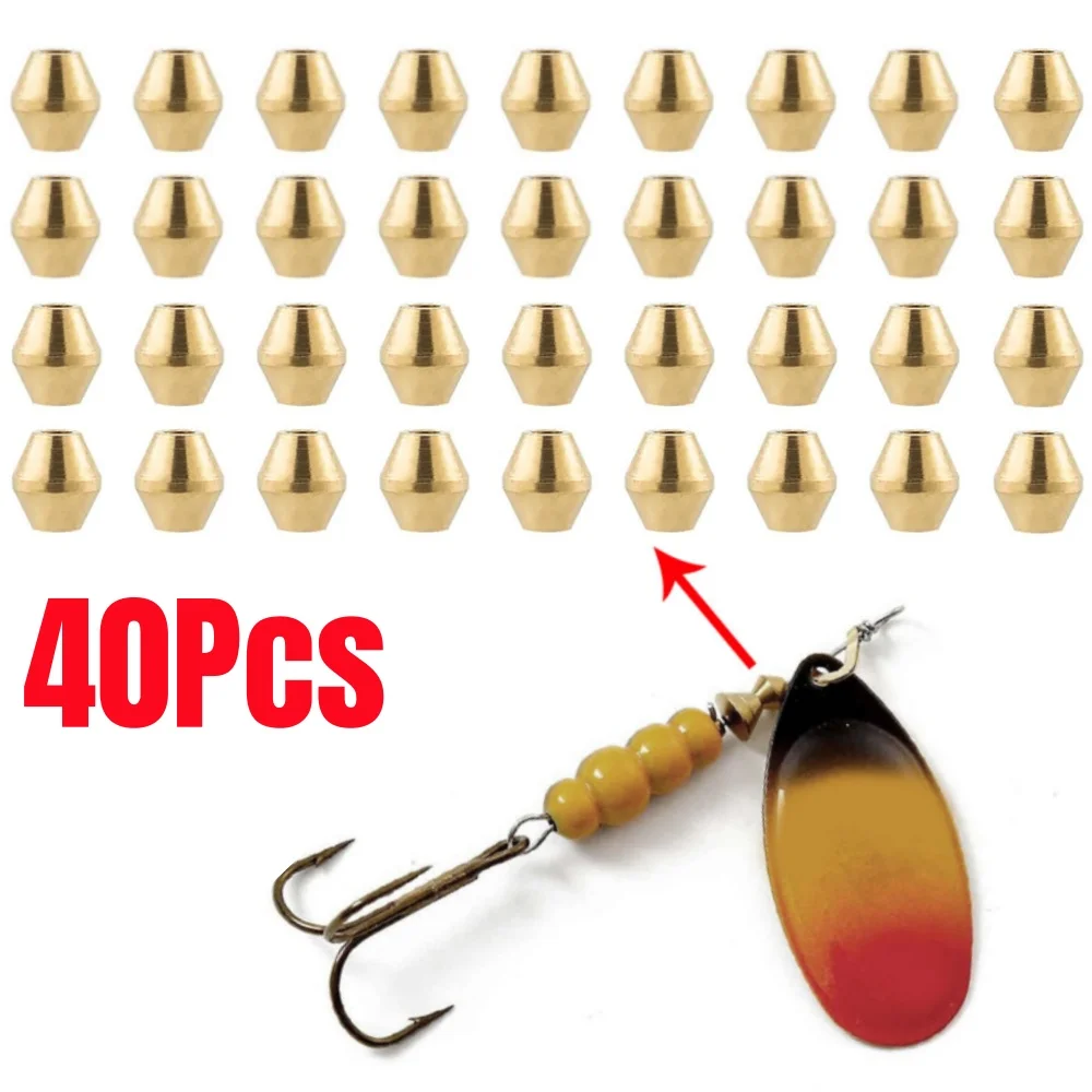 40pcs DIY Lure Brass Fishing B - Fishing Lure Spinner recension och pris