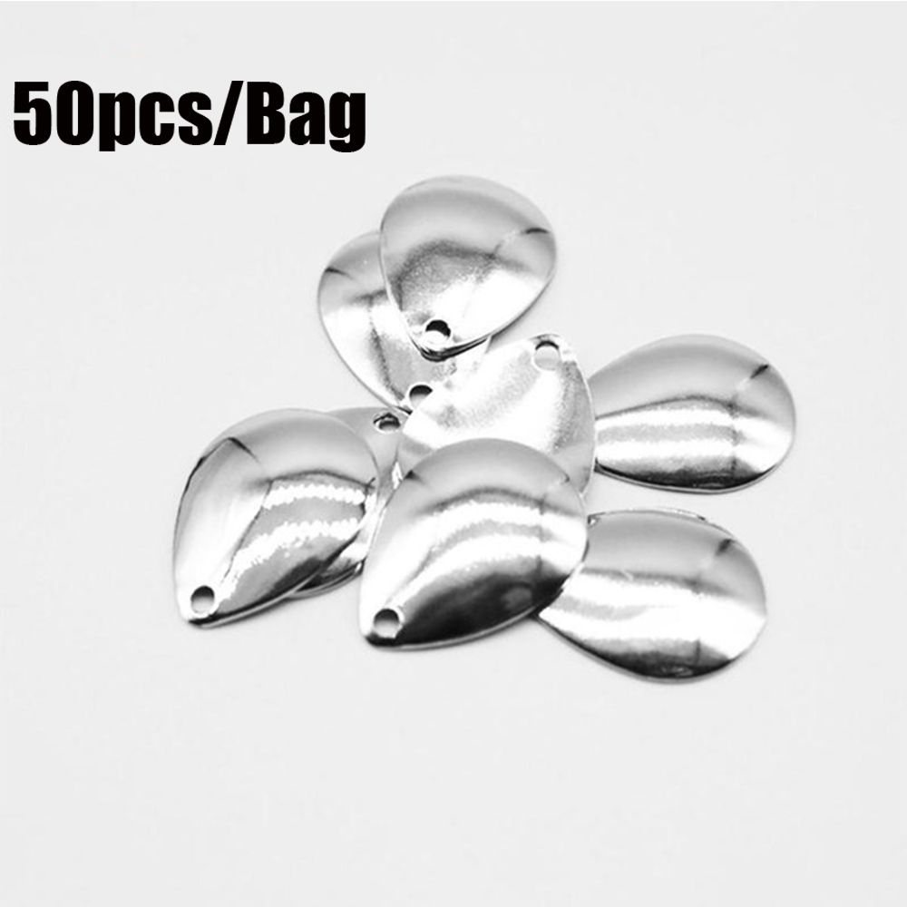 50pcs Rotate Sequin Smooth Nic - Fishing Lure Spinner recension och pris