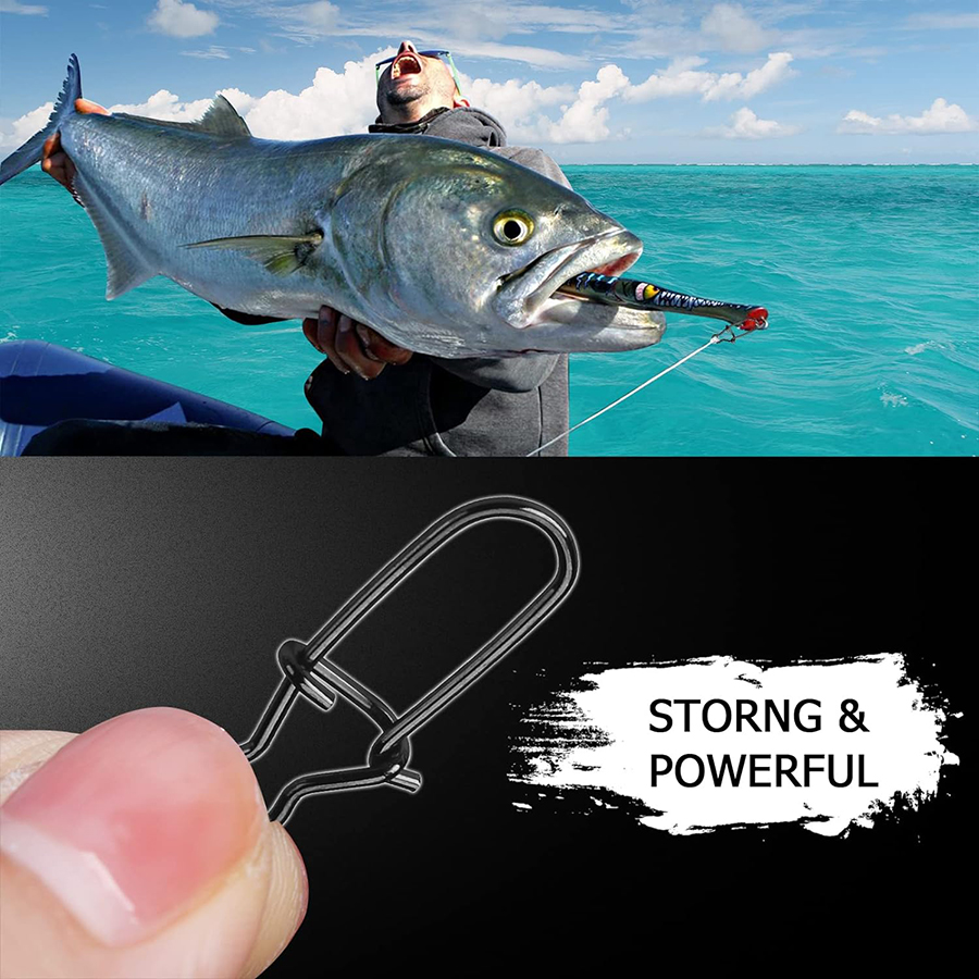 50Pcs Crankbait Snaps Stainles - Fishing Lure Crankbait recension och pris