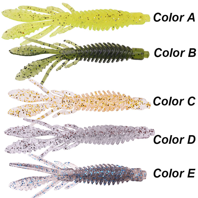 WESTBASS 5PCS Soft Larva Baits - Fishing Lure Swimbait recension och pris
