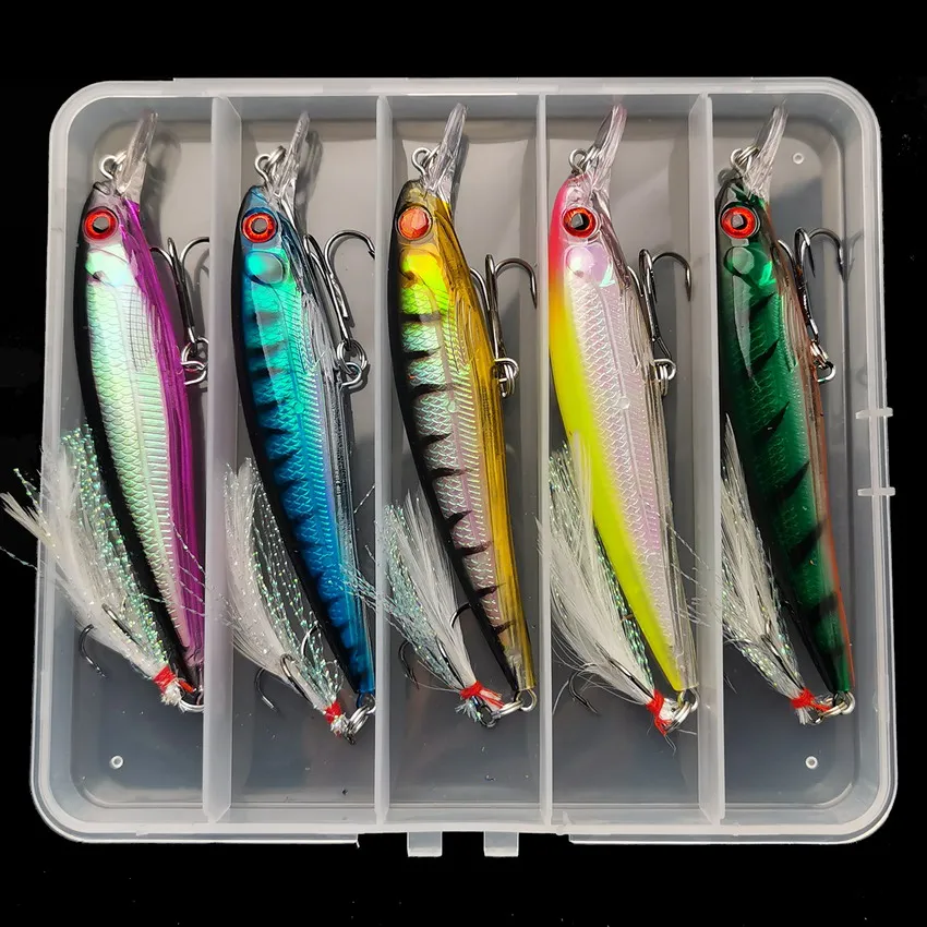 5pcs/box Laser 3D Eyes Bionic  - Fishing Lure Box recension och pris