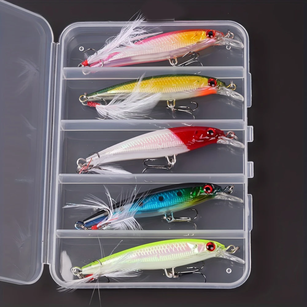 5pcs/box Laser 3D Eyes Bionic  - Fishing Lure Box recension och pris
