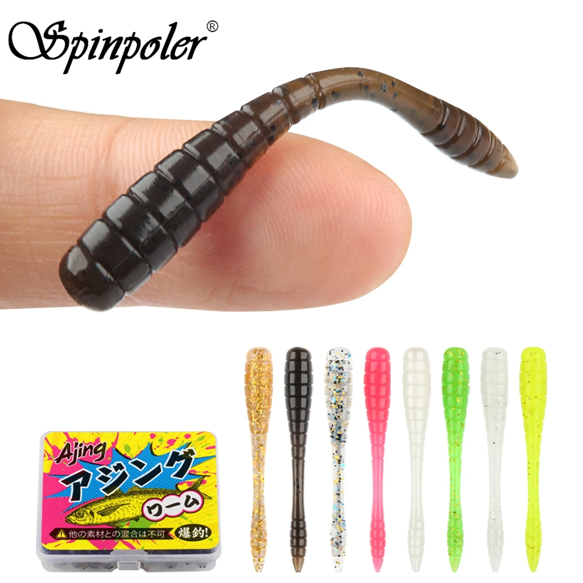 Spinpoler TPR Ajing Soft Lures - Fishing Lure Topwater recension och pris