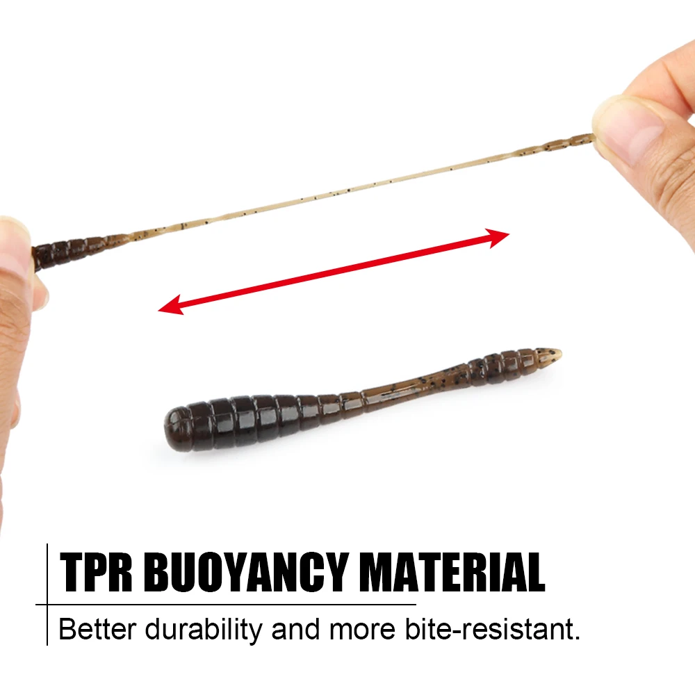 Spinpoler TPR Ajing Soft Lures - Fishing Lure Topwater recension och pris