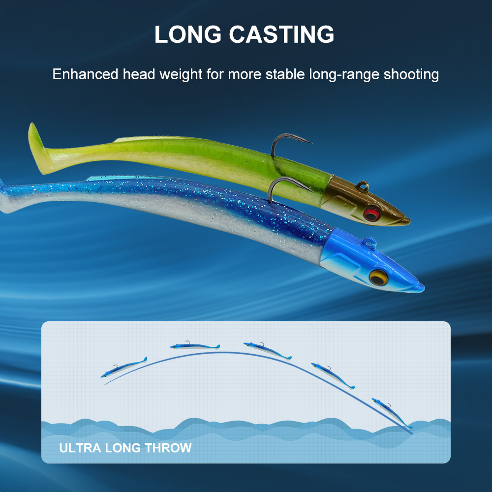 ESFISHING Soft Fishing Lure Le - Fishing Lure Swimbait recension och pris