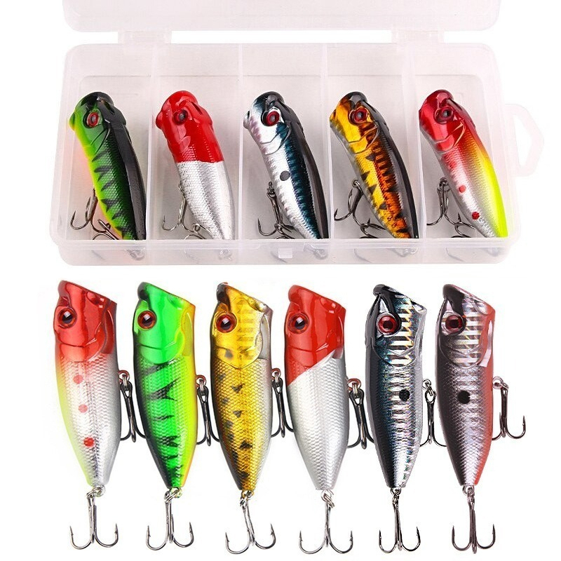 6pcs 6colors（opp bag）/5pcs 5co - Fishing Lure Topwater recension och pris