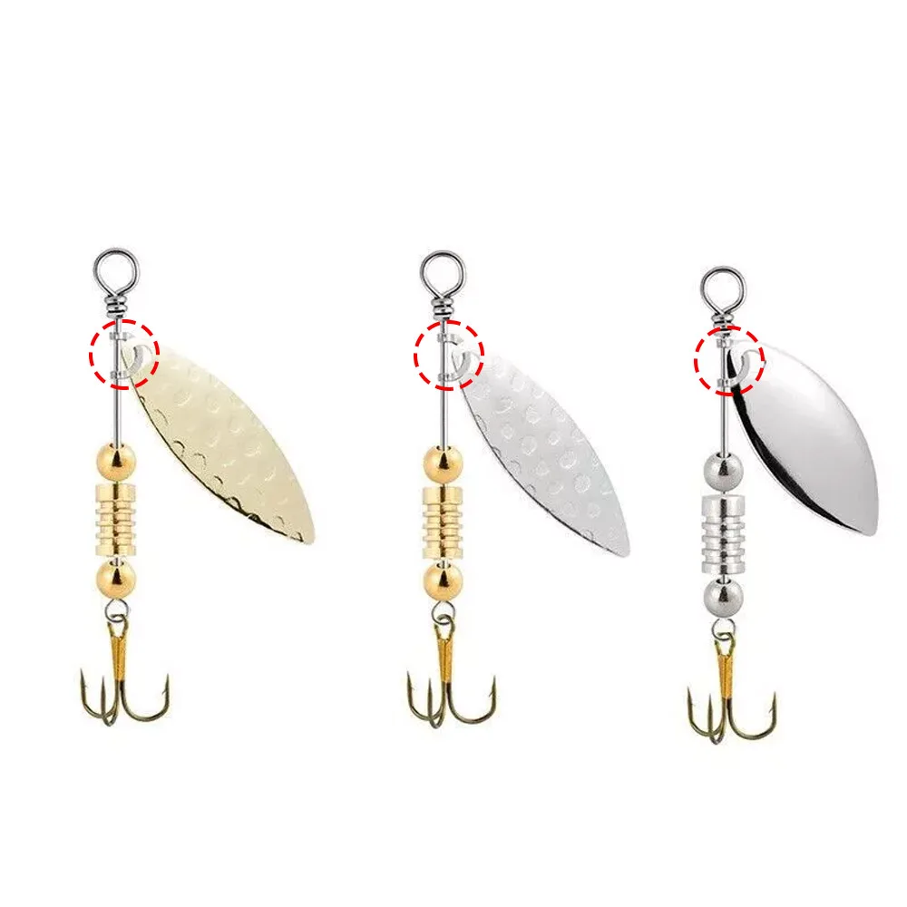 100pcs Fishing U Shaped Fixed  - Fishing Lure Spinner recension och pris