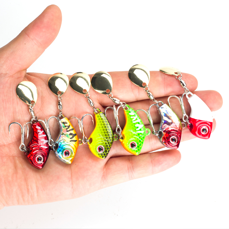 6PC 5g/7g/10g/14g/20g Rotating - Fishing Lure Crankbait recension och pris
